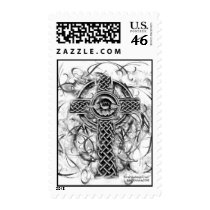 "Silver Claddagh Cross" postage by sarah_doherty "Silver Claddagh Cross" postage