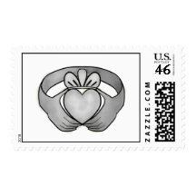 Silver Claddagh Ring Stamps