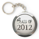 Silver Class Of 2012 Keychain