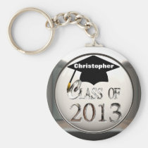 Silver Class Of 2013 Keychain keychains