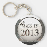Silver Class Of 2013 Keychain