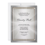 Silver Corporate Event Party Invitation Template