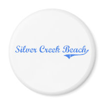 Silver Creek Beach Wisconsin Classic Design Fridge Magnet