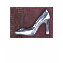 Silver Crocodile Pump t-shirts