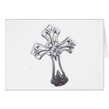silver cross card