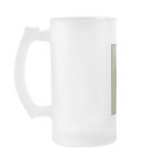Silver cutout star frosted mug Silver cutout star frosted mug