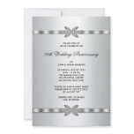 Silver Diamonds 25th Anniversary Party Invitations