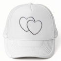 Silver Double Hearts hat