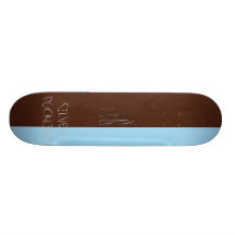 SILVER DUCKLING CUSTOM SKATE BOARD
