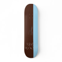 SILVER DUCKLING CUSTOM SKATE BOARD