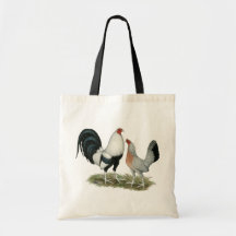 Silver Duckwing Gamefowl Tote Bags