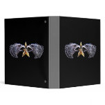 Silver Eagles with Gold Star Avery Binder