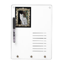 Silver Egyptian Mau Dry Erase Whiteboard