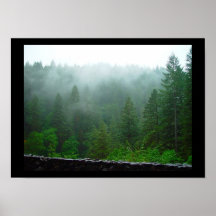 silver falls state park, oregon poster