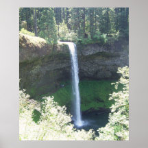Silver Falls State Park Poster