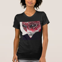 Silver Flair Mask Painting t-shirts