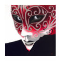 Silver Flair Mask Painting t-shirts