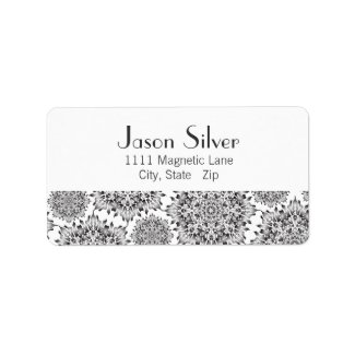Silver Flame Address Labels label