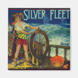 Silver Fleet vintage magnet