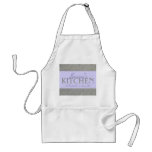 Silver Floral Pinch of Love Apron