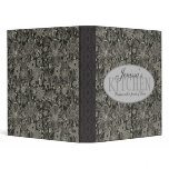 Silver Floral Recipe Binder