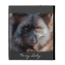 Silver Fox Wild Animal Fox-lover Wildlife Artwork iPad Folio Covers