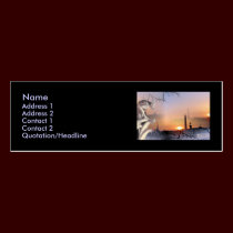 Silver Gargoyle, template business cards