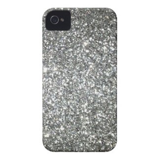 Silver Glitter Glamour Iphone 4 Tough Covers