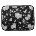 Silver Glitter Hearts Planners