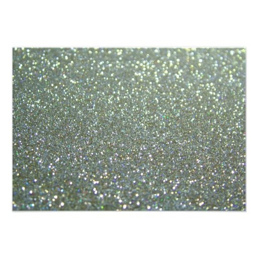 Silver Glitter Sweet 16 Birthday Party Invitation