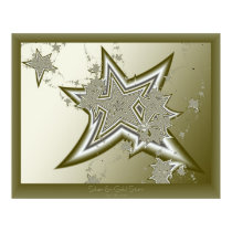 Silver & Gold Stars posters by Anne Silver & Gold Stars posters