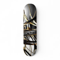 Silver Gold Surfer skateboards by dman71215 Silver Gold Surfer skateboards