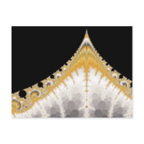 Silver Gold Volcano Postcard