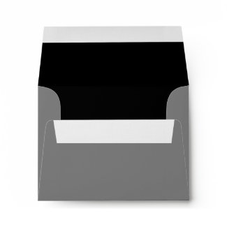 Silver Gray Linen RSVP Envelopes