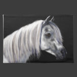 Silver Grey Arabian Horse Placemats