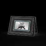 Silver Griffin Greeting Card