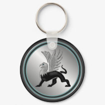 Silver Griffin keychains