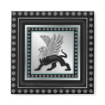 Silver Griffin magnets