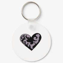 Silver Hear keychains by miserablemisty Silver Hear keychains