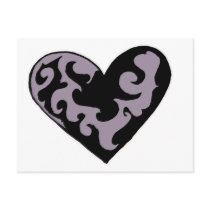 Silver Hear postcards by miserablemisty Silver Hear postcards