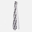 Silver Hear ties