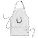 Silver Horse Shoe Apron