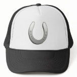 Silver Horse Shoe Mesh Hats