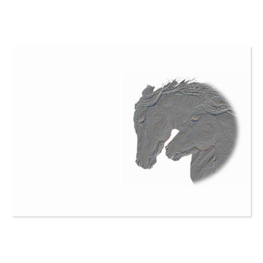 Silver Horses Business Card (front side)
