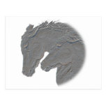 Silver Horses Post Card