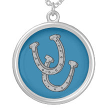 Silver Horseshoes Pendants