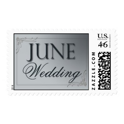 Silver June Wedding Stamps