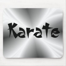 Silver Karate Mousepad