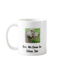 Silver Labrador Retriever Mug