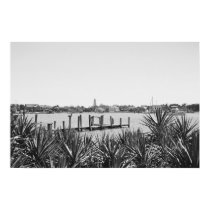 Silver Lake: Ocracoke, NC posters by graeler_photo_bw Silver Lake: Ocracoke, NC posters
